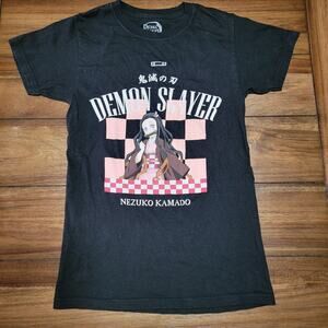 Demon Slayer Black Tee Nezuko Kamado - Size Junior Small